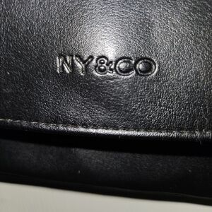 New York & Company Black Leather Shoulder Bag